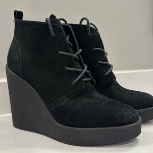 Jessica Simpson Suede wedge boots